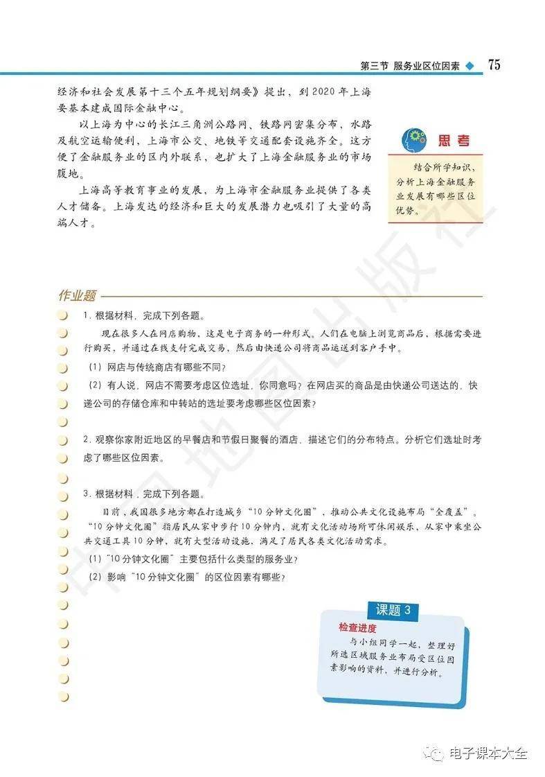 2026中圖版高中地理必修二電子課本(新教材高畫質PDF版)