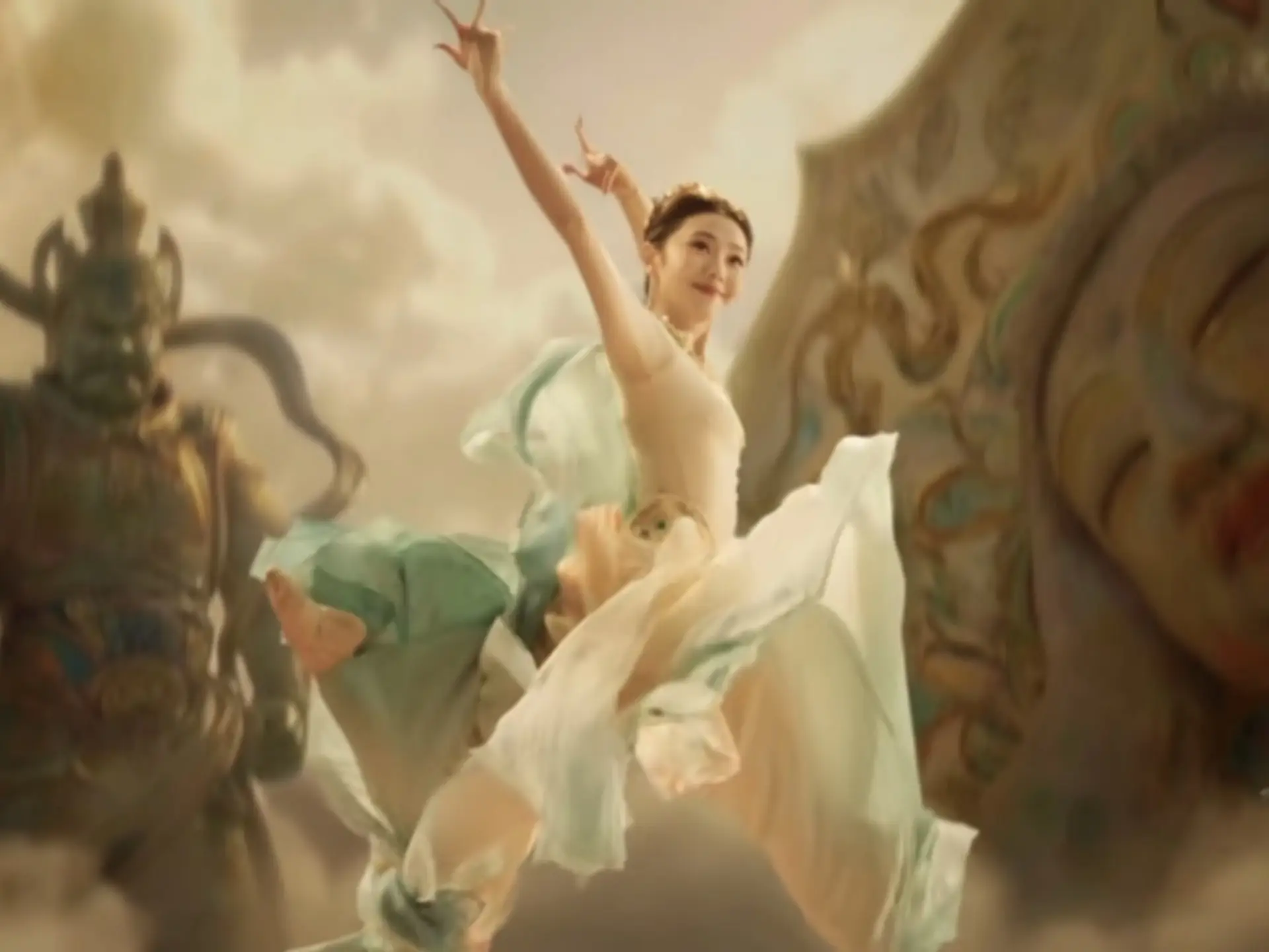 原創劉浩存春晚兩段舞蹈太驚豔了！曼妙身姿翩若驚鴻婉若游龍